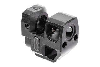Black Velocity Sig Sauer P320 Compensator from Killer Innovations is made of 7075-T6 aluminum